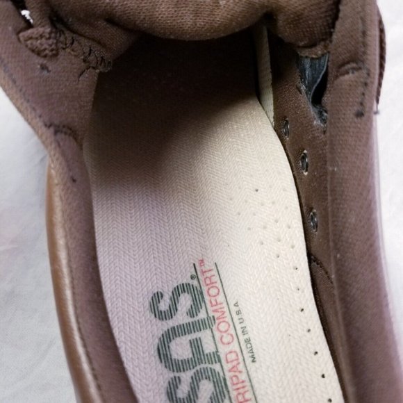 MINT SAS TRIPAD COMFORT TIME OUT MEN LACES WALKING SHOES SIZE 12 M BROWN LEATHER - Picture 6 of 9